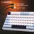 Клавіатура GamePro MK160 V2 Warden QLAB Sakura Linear RGB USB UA White (MK160-V2-BL-QS), зображення 11