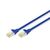 Патч-корд 0.25м, SFTP, cat.6A, AWG 26/7, Cu, LSZH, blue Digitus (DK-1644-A-0025/B)