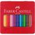Олівці кольорові Faber-Castell Grip акварельні, тригранні, в металевій коробці 24 кольори, (112423) (25578), зображення 2