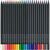 Олівці кольорові Faber-Castell Black Edition colour pencils 24 кольора тригранні чорне дерево, (116424) (31227), зображення 3