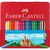 Олівці кольорові Faber-Castell "Замок" 24 кольори в металевій коробці, 115824 (27985)