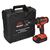 Шуруповерт Vitals Master, AU 1825 Kit SmartLine+, 18V, АКБ 1x2Ah, 25Нм, 400·1500об/хв, кейс, 1.2кг (184442), зображення 12