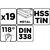 Набор сверл Graphite по металлу, HSS TiN, 1-10мм, кейс, 19шт (54T950), изображение 6