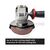 Шліфувальна машина Einhell TE-AG 18/125-2 Li-Solo, 18V, 125мм, 8500об/хв, 1.69кг (без АКБ та ЗП) (4431168), зображення 7