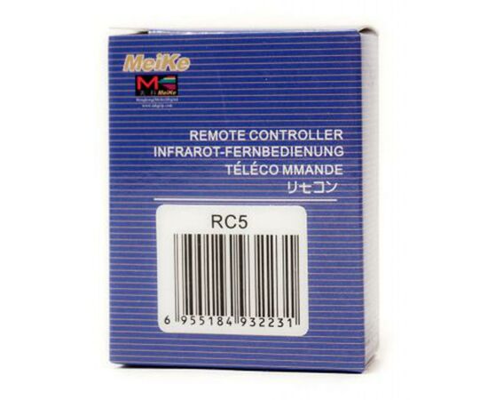 Пульт ДУ для фото- видеокамер Meike Canon MK-RC5 (RT960019), изображение 3 Пульт ДУ для фото- видеокамер Meike Canon MK-RC5 (RT960019), изображение 3