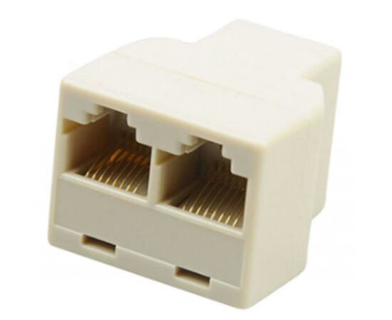 Спліттер Atcom витой пары, UTP, 8P8C- RJ-45 1port (female) to 2port (femal (12450)