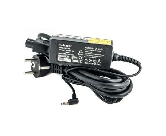Блок питания к ноутбуку PowerPlant ASUS 220V, 40W, 19V 2.1A (2.3*0.7) (AS40F2307)