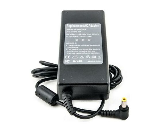 Блок питания к ноутбуку PowerPlant HP 220V, 18.5V 90W 4.9A (5.5*2.5) (HP90E5525)