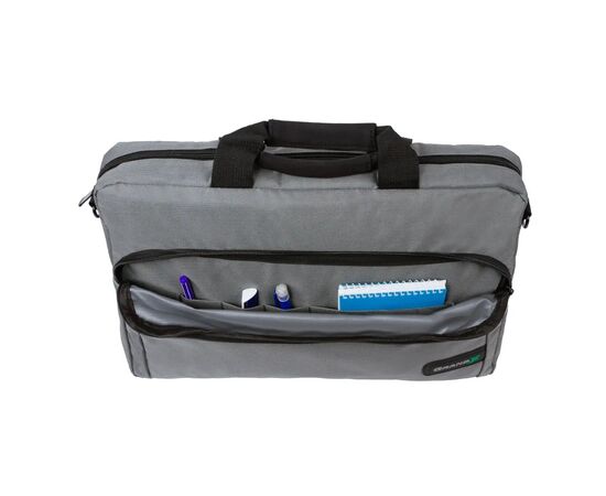 Сумка для ноутбука Grand-X 15.6'' SB-129 Grey Ripstop Nylon (SB-129G), изображение 4 Сумка для ноутбука Grand-X 15.6'' SB-129 Grey Ripstop Nylon (SB-129G), изображение 4