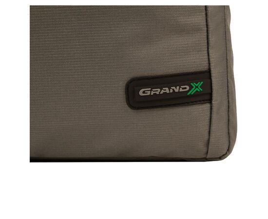 Сумка для ноутбука Grand-X 15.6'' SB-129 Grey Ripstop Nylon (SB-129G), изображение 6 Сумка для ноутбука Grand-X 15.6'' SB-129 Grey Ripstop Nylon (SB-129G), изображение 6