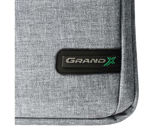 Сумка для ноутбука Grand-X 15.6'' SB-139 Light Grey (SB-139G), изображение 8 Сумка для ноутбука Grand-X 15.6'' SB-139 Light Grey (SB-139G), изображение 8