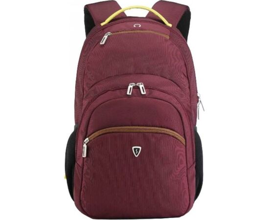 Рюкзак для ноутбука Sumdex 16" PON-391 burgundy-yellow (PON-391OR), изображение 2 Рюкзак для ноутбука Sumdex 16" PON-391 burgundy-yellow (PON-391OR), изображение 2