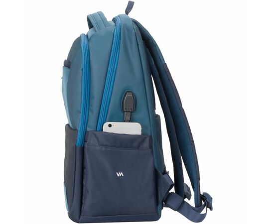 Рюкзак для ноутбука RivaCase 15.6" 7767 Steel blue/aquamarine (7767Steel blue/aquamarine), зображення 3 Рюкзак для ноутбука RivaCase 15.6" 7767 Steel blue/aquamarine (7767Steel blue/aquamarine), зображення 3