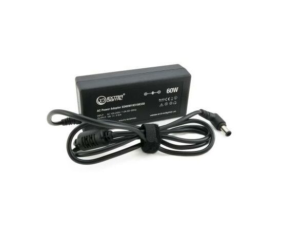 Блок питания к ноутбуку Extradigital Toshiba 19V, 3.16A, 60W (6.3x3.0) (PST3846)