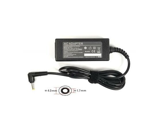 Блок питания к ноутбуку PowerPlant HP 220V, 19V 40W 2.1A (4.0*1.7) (HP40F4017)