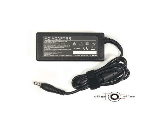 Блок питания к ноутбуку PowerPlant IBM/LENOVO 220V, 20V 65W 3.25A (5.5*2.5) (IB65H5525)