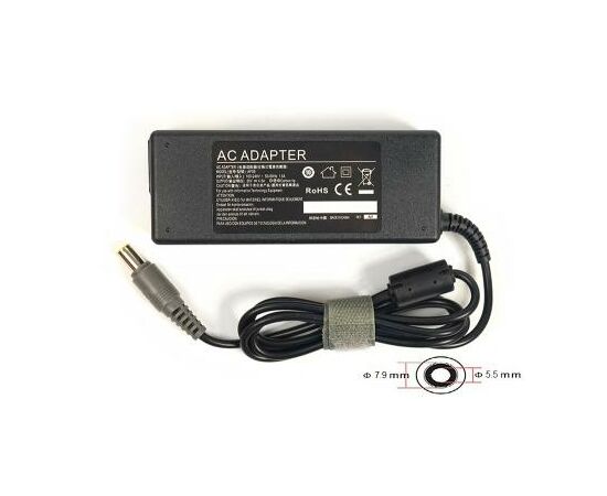 Блок питания к ноутбуку PowerPlant IBM/LENOVO 220V, 20V 90W 4.5A (7.9*5.5) (IB90H7955)