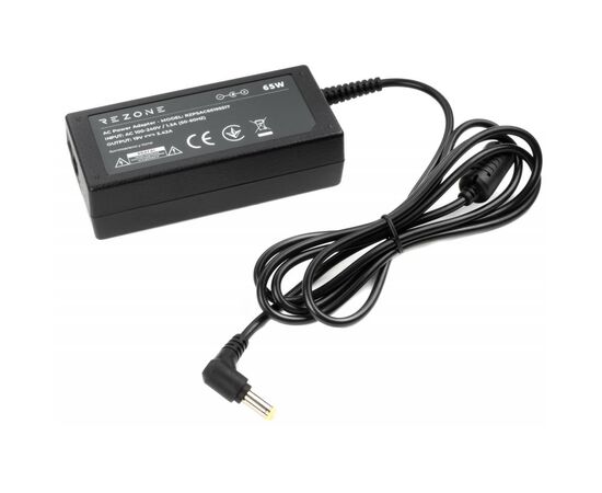 Блок питания к ноутбуку Rezone ACER 65W 19V 3,42A разъем 5.5*1.7 (RZPSAC65195517), изображение 2 Блок питания к ноутбуку Rezone ACER 65W 19V 3,42A разъем 5.5*1.7 (RZPSAC65195517), изображение 2