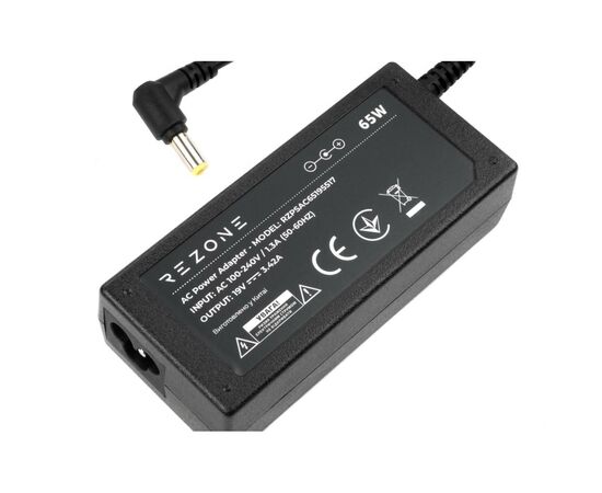 Блок питания к ноутбуку Rezone ACER 65W 19V 3,42A разъем 5.5*1.7 (RZPSAC65195517), изображение 3 Блок питания к ноутбуку Rezone ACER 65W 19V 3,42A разъем 5.5*1.7 (RZPSAC65195517), изображение 3