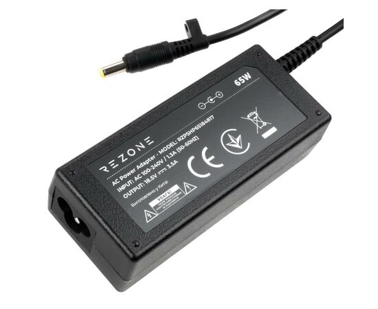 Блок питания к ноутбуку Rezone HP 65W 18.5V 3.5А разъем 4.8*1.7 (RZPSHP65184817), изображение 3 Блок питания к ноутбуку Rezone HP 65W 18.5V 3.5А разъем 4.8*1.7 (RZPSHP65184817), изображение 3
