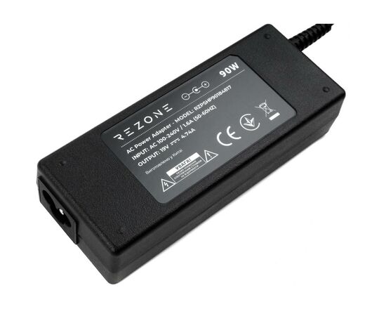 Блок питания к ноутбуку Rezone HP 90W 18.5V 4.74A разъем 4.8*1.7 (RZPSHP90184817), изображение 3 Блок питания к ноутбуку Rezone HP 90W 18.5V 4.74A разъем 4.8*1.7 (RZPSHP90184817), изображение 3