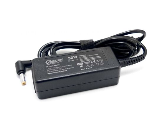 Блок живлення до ноутбуку Extradigital Acer 19V, 1.58A, 30W (5.5x1.7) (PSA3878), зображення 2 Блок живлення до ноутбуку Extradigital Acer 19V, 1.58A, 30W (5.5x1.7) (PSA3878), зображення 2