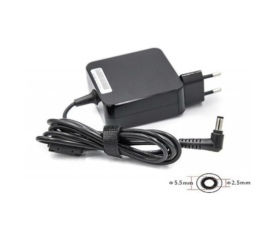 Блок питания к ноутбуку PowerPlant ASUS 220V, 19V 65W 3.42A (5.5*2.5) wall mount (WM-AC65F5525)