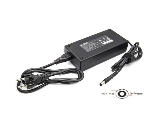 Блок питания к ноутбуку PowerPlant DELL 220V, 19.5V 180W 9.23A (7.4*5.0) (DL180G7450)