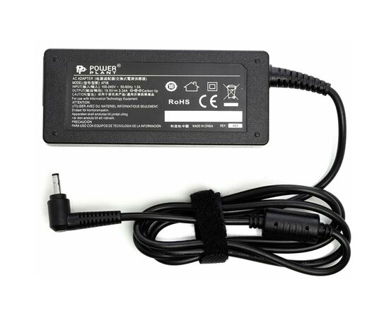 Блок питания к ноутбуку PowerPlant DELL 220V, 19.5V 65W 3.34A (4.0*1.7) (DL65G4017)