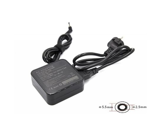 Блок питания к ноутбуку PowerPlant IBM/LENOVO 220V, 20V 90W 4.5A (5.5*2.5) wall mount (WM-LS90H5525)