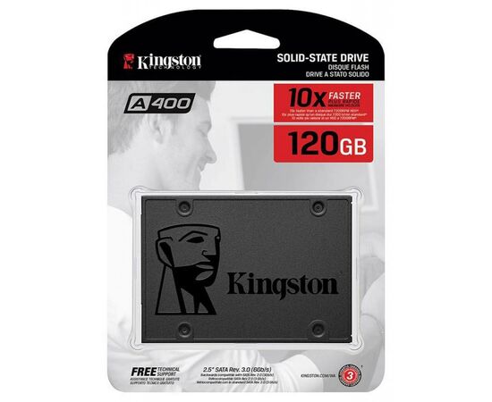 Накопитель SSD 2.5" 120GB Kingston (SA400S37/120G), изображение 5