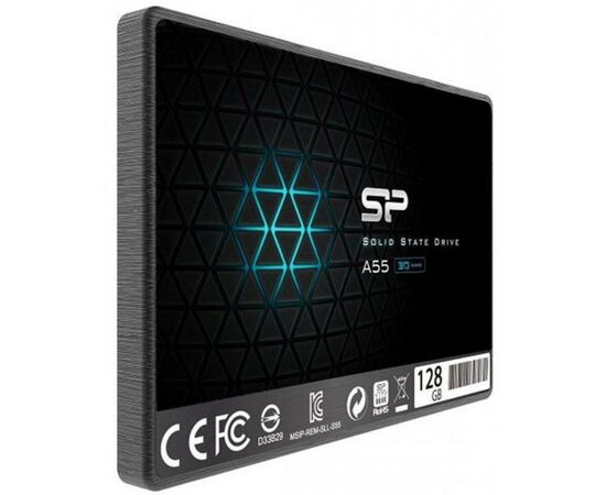 Накопитель SSD 2.5" 128GB Silicon Power (SP128GBSS3A55S25), изображение 2 Накопитель SSD 2.5" 128GB Silicon Power (SP128GBSS3A55S25), изображение 2