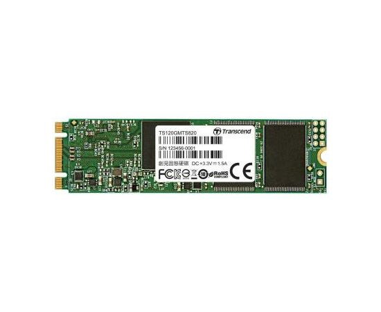 Накопитель SSD M.2 2280 120GB Transcend (TS120GMTS820S)