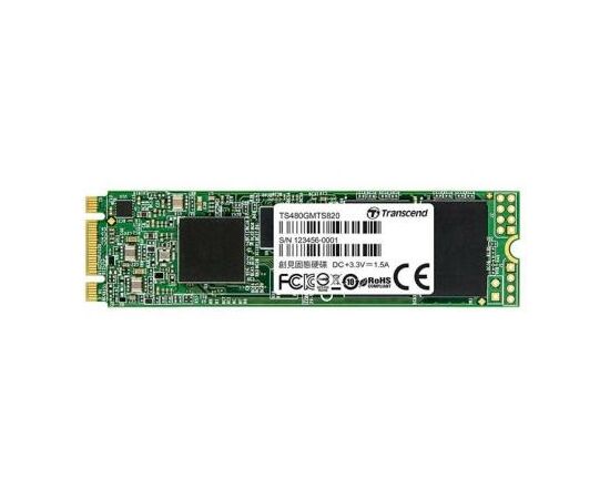 Накопитель SSD M.2 2280 480GB Transcend (TS480GMTS820S)