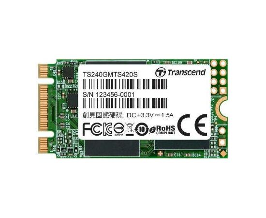 Накопитель SSD M.2 2242 240GB Transcend (TS240GMTS420S)
