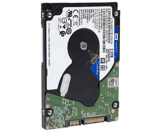 Жесткий диск для ноутбука 2.5" 2TB WD (WD20SPZX), изображение 3 Жесткий диск для ноутбука 2.5" 2TB WD (WD20SPZX), изображение 3