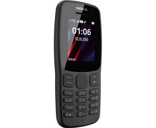 Мобільний телефон Nokia 106 DS New Grey (16NEBD01A02), зображення 3 Мобільний телефон Nokia 106 DS New Grey (16NEBD01A02), зображення 3