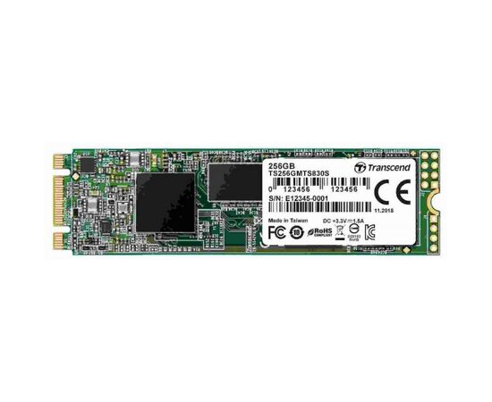 Накопитель SSD M.2 2280 256GB Transcend (TS256GMTS830S)