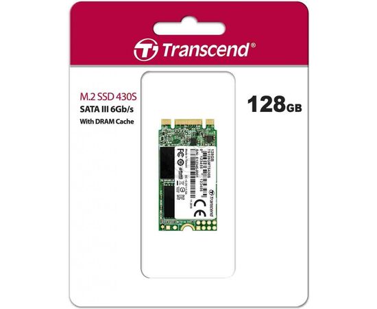 Накопитель SSD M.2 2242 128GB Transcend (TS128GMTS430S), изображение 4 Накопитель SSD M.2 2242 128GB Transcend (TS128GMTS430S), изображение 4