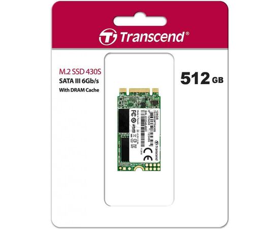 Накопитель SSD M.2 2242 512GB Transcend (TS512GMTS430S), изображение 4 Накопитель SSD M.2 2242 512GB Transcend (TS512GMTS430S), изображение 4