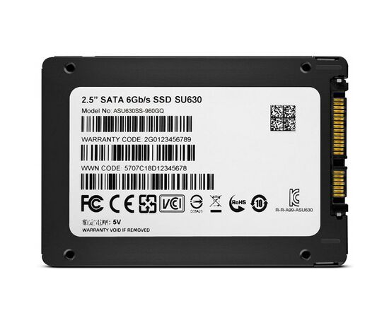 Накопитель SSD 2.5" 960GB ADATA (ASU630SS-960GQ-R), изображение 5 Накопитель SSD 2.5" 960GB ADATA (ASU630SS-960GQ-R), изображение 5
