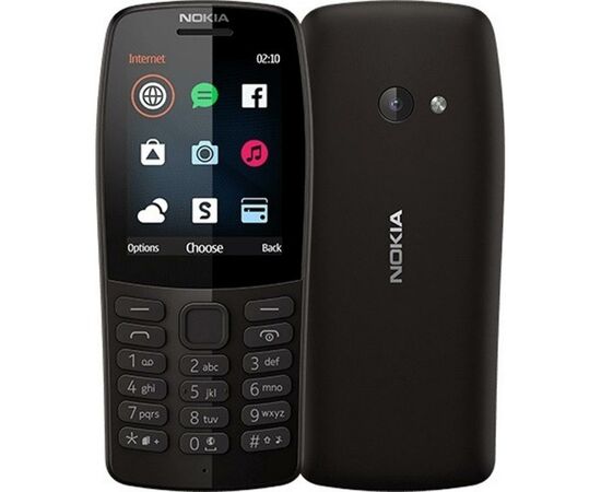 Мобільний телефон Nokia 210 DS Black (16OTRB01A02), зображення 2 Мобільний телефон Nokia 210 DS Black (16OTRB01A02), зображення 2