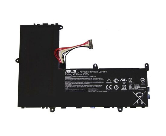 Акумулятор до ноутбука ASUS X205TA C21N1414, 4840mAh (38Wh), 2cell, 7.6V, Li-ion, черная (A47274)