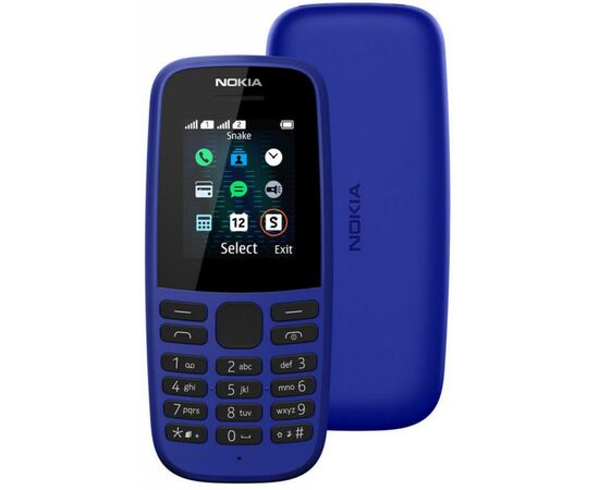 Мобільний телефон Nokia 105 DS 2019 Blue (16KIGL01A01), зображення 8 Мобільний телефон Nokia 105 DS 2019 Blue (16KIGL01A01), зображення 8