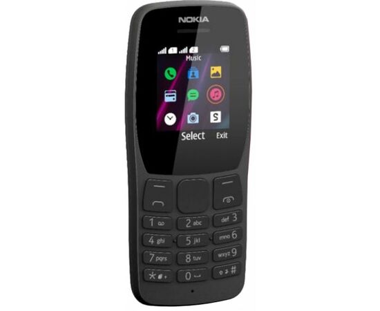 Мобільний телефон Nokia 110 DS Black (16NKLB01A07), зображення 2 Мобільний телефон Nokia 110 DS Black (16NKLB01A07), зображення 2