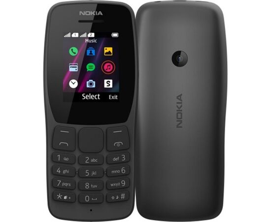 Мобільний телефон Nokia 110 DS Black (16NKLB01A07), зображення 3 Мобільний телефон Nokia 110 DS Black (16NKLB01A07), зображення 3
