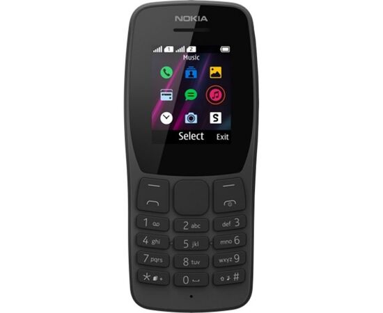 Мобильный телефон Nokia 110 DS Black (16NKLB01A07)