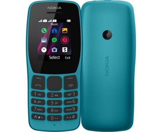 Мобільний телефон Nokia 110 DS Blue (16NKLL01A04), зображення 6 Мобільний телефон Nokia 110 DS Blue (16NKLL01A04), зображення 6