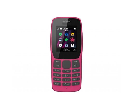 Мобільний телефон Nokia 110 DS Pink (16NKLP01A01), зображення 2 Мобільний телефон Nokia 110 DS Pink (16NKLP01A01), зображення 2