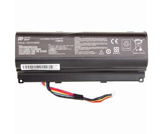 Акумулятор до ноутбука ASUS ROG G751 (A42N1403) 15V 88Wh PowerPlant (NB430970)